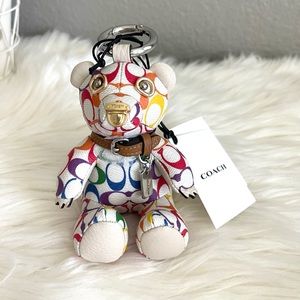 Louis Vuitton Coach Teddy Bear Bag NWT Coach Bear Bag Charm In